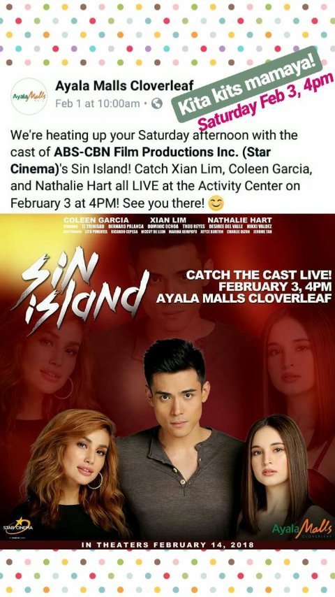 mor1019dkf's tweet photo. Gora na sa Ayala Malls Cloverleaf mga besh!  @mor1019kisses will be hosting. 😉 https://t.co/LzsYzlP8j8