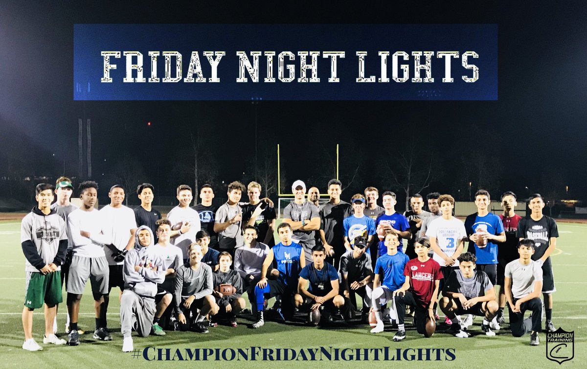 CoachRix's tweet photo. Great Competition Tonight from these Champions @ Friday Night Lights MiniCamp
#AimForGreatness #ChampionFAM https://t.co/yHYM5hkggT