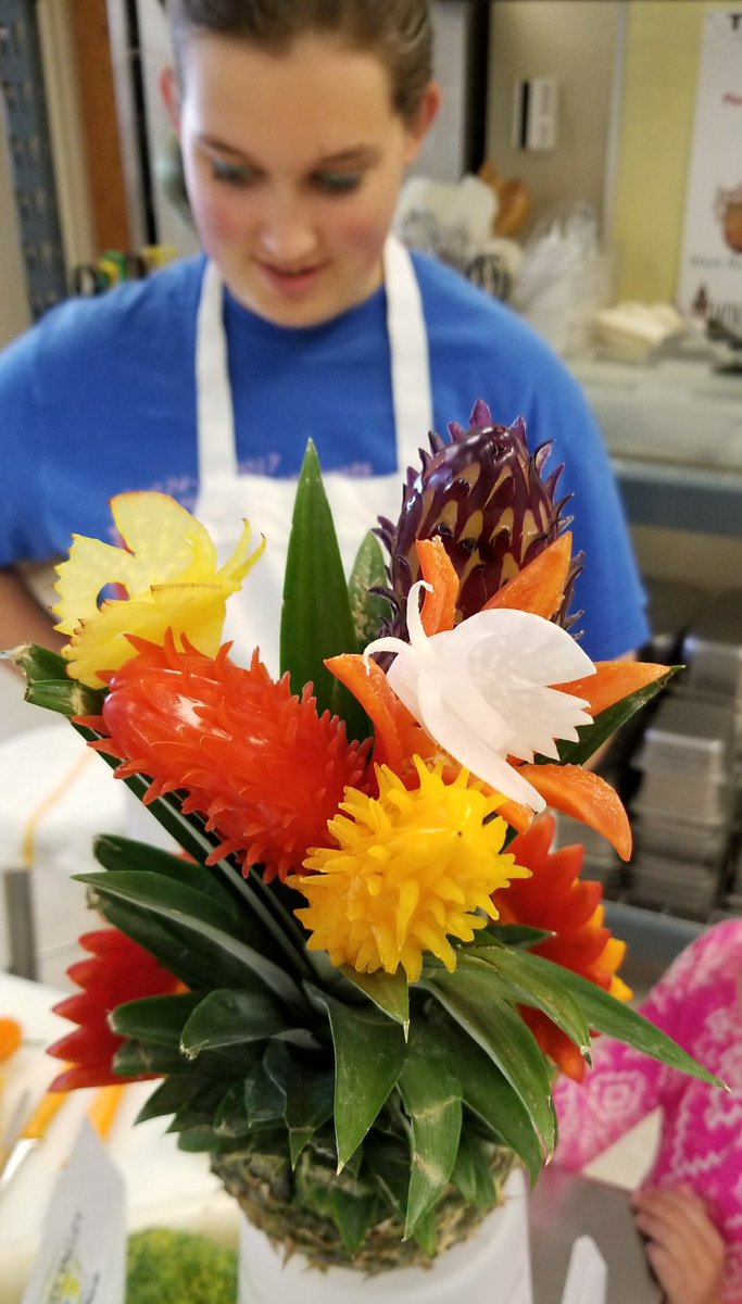 esteroculinary's tweet photo. Thank you to Tomas Heusner @CarvingF for your help with our competition piece.  We are ready to defend our title next month in Orlando. @EsteroHS @LeeCountyCTE https://t.co/ATmOe2Frzz