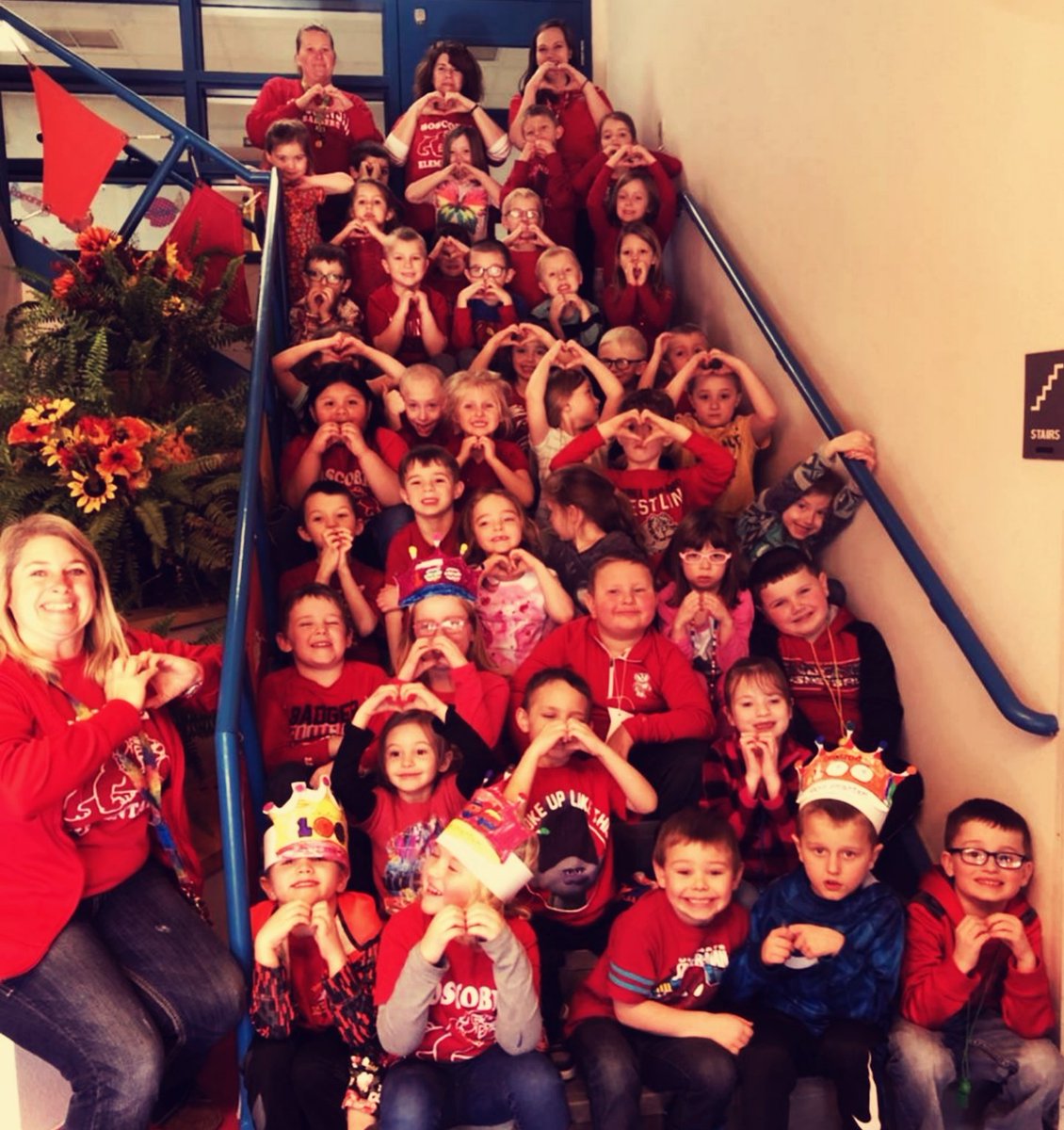 SchmidDanelle's tweet photo. Boscobel Elementary kicking off heart disease awareness month with Gundersen #gundersenboscobel https://t.co/rpaQAgOvwJ