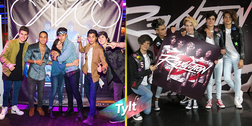TheTylt's tweet photo. .@CNCOmusic and @CD9 are today's rising Latin pop boy bands. They're both brilliant, but which is your favorite? Tweet #TeamCNCO or #TeamCD9 to vote in real-time https://t.co/P6LEeeGkDo https://t.co/6H8WjqKRpt