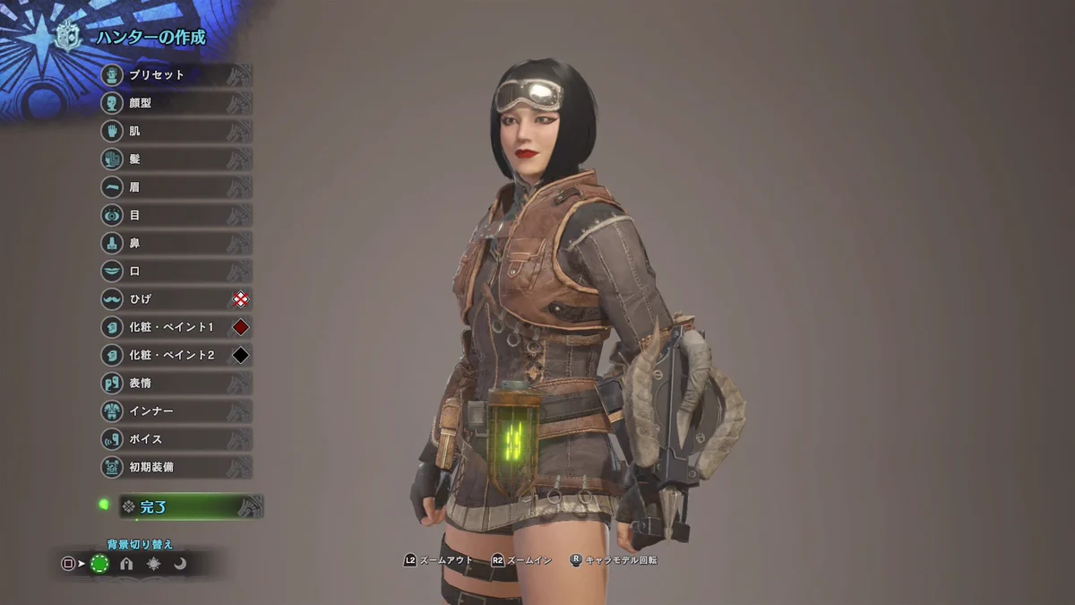 内容が全く入ってこないwwモンスターハンターのキャラメイクがブルゾンちえみすぎるww