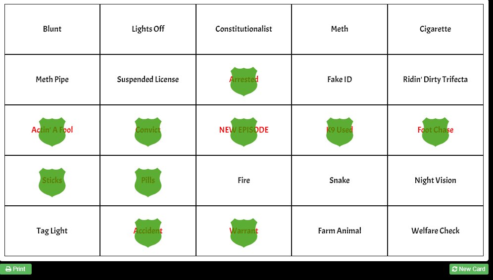 #livepd #livepdnation #LivePDbingo Beautiful K-9 searching bike and batman actin' a fool brings us the first bingo of the night! 
On a more somber note, Deputy Heath Gumm was laid to rest today after being ambushed on 1/24. Please consider donating! coloradopolicefoundation.org/deputy-heath-g…