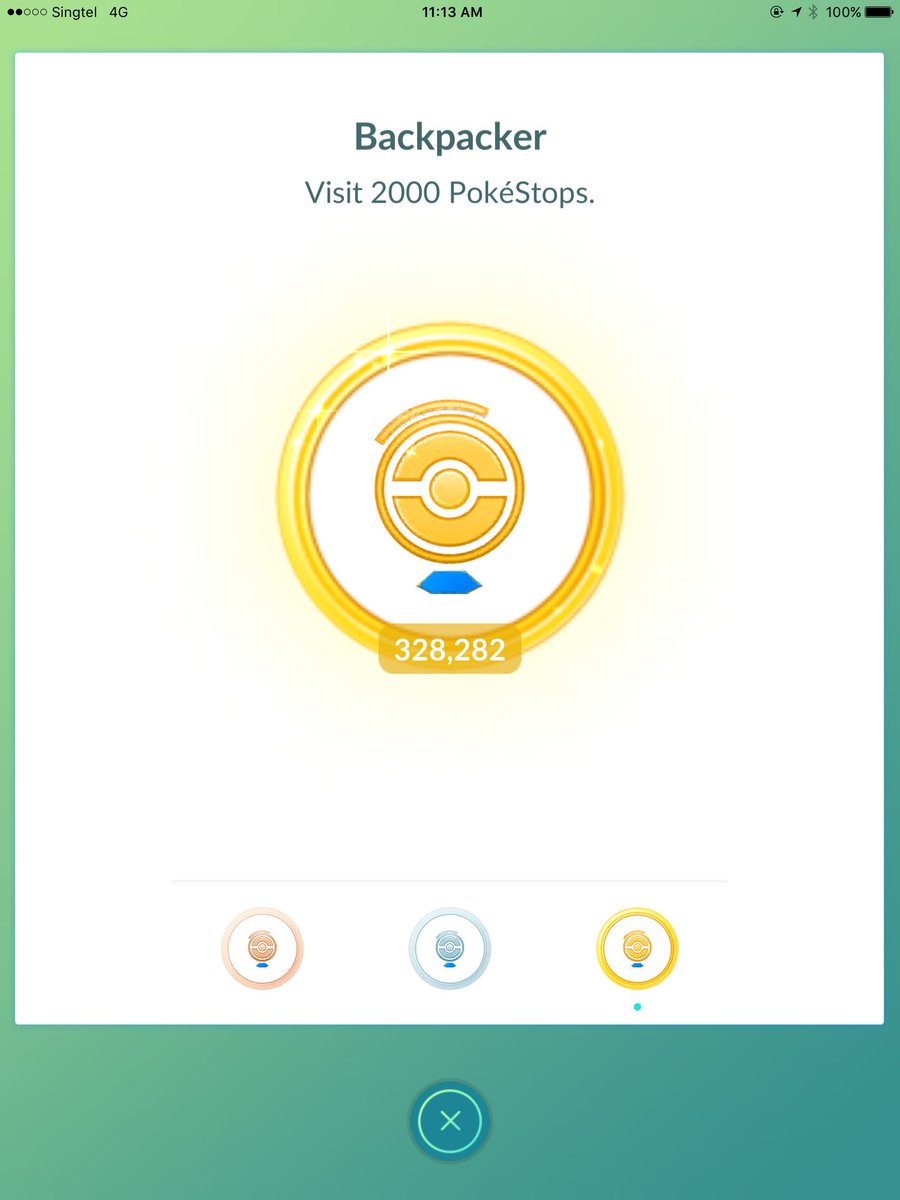 brandontan91's tweet photo. Achieved 350M XP 😄 

Will strive for 400M XP, but I still wonder when will Niantic increase the Level cap beyond Level 40 🤔🤔🤔

#pokemongo #pokemonsg #pokemonsingapore #pokemongosg #pokemongosingapore #brandontan91  #gaming #teamvalor #valor #legendary #350m #xp https://t.co/eDFTN0N7mz