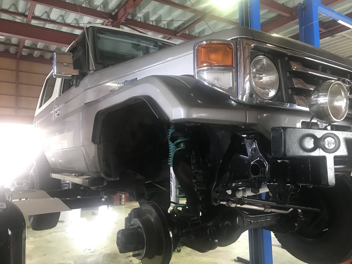 ノースラボ 最近4x4ツイートが少なかったので ランクル74にキャタライザーを付けてます 北海道で必要 と思いますが オーナーさんが東京に引っ越しするみたいです 規制前のディーゼル車は乗り入れも登録も出来ません ノースラボはa Pexキャタの協力