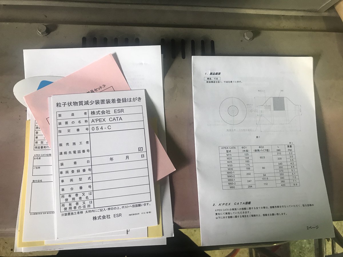 ノースラボ 最近4x4ツイートが少なかったので ランクル74にキャタライザーを付けてます 北海道で必要 と思いますが オーナーさんが東京に引っ越しするみたいです 規制前のディーゼル車は乗り入れも登録も出来ません ノースラボはa Pexキャタの協力