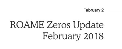 RoameGear's tweet photo. #ROAMEZeros Update February 2018 available at: https://t.co/DrSxAwMMPw
#ROAME #Wearables #Motorcycle #Gear https://t.co/uUenfGnMeK