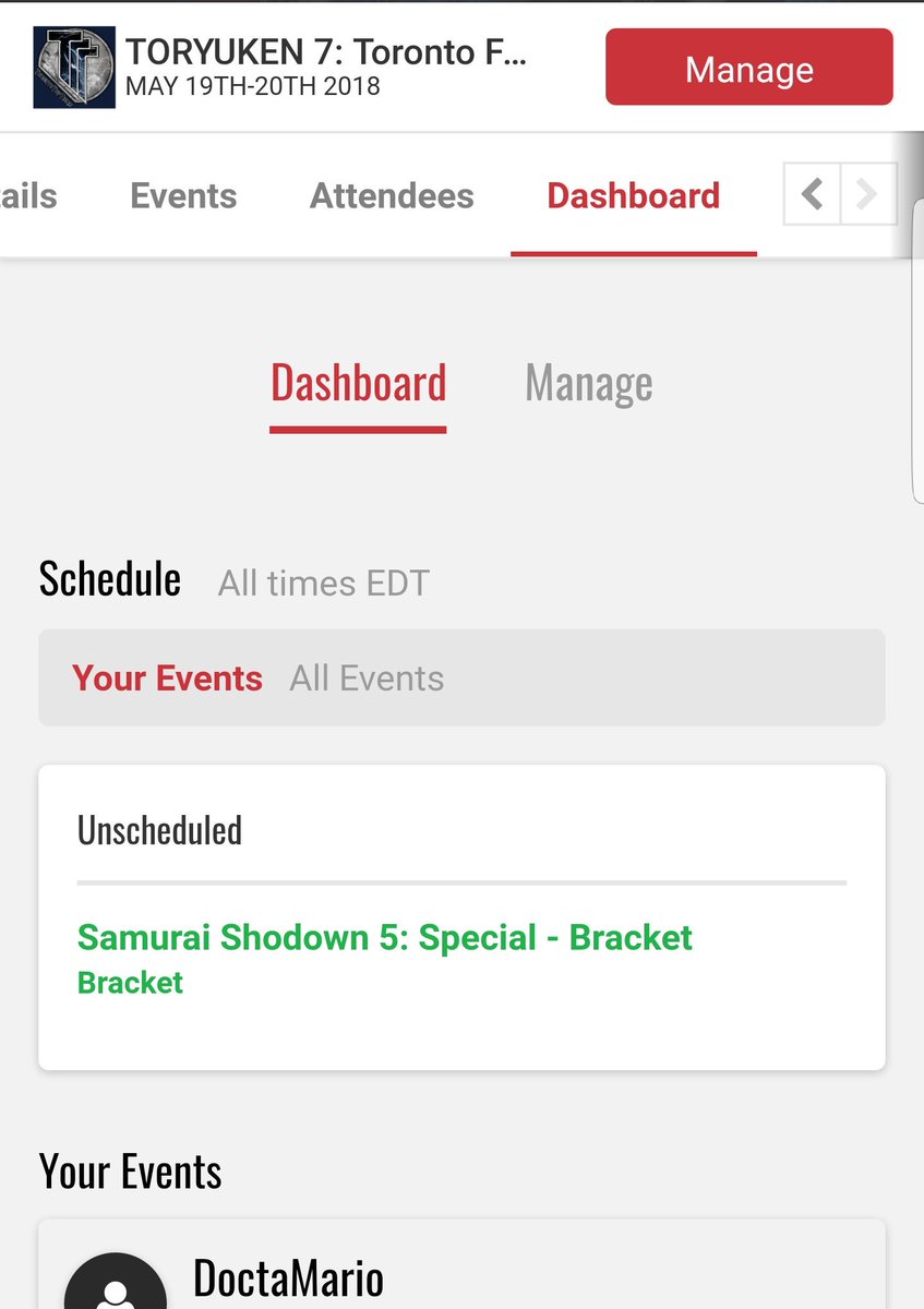 THEDoctaMario's tweet photo. I finally registered for the @TorontoTopTiers #toryuken7 tourney today! Very much looking forward to competing in the #SamSho5sp tournament in Toronto! #samuraishodown #零sp https://t.co/YkESVqhbA4