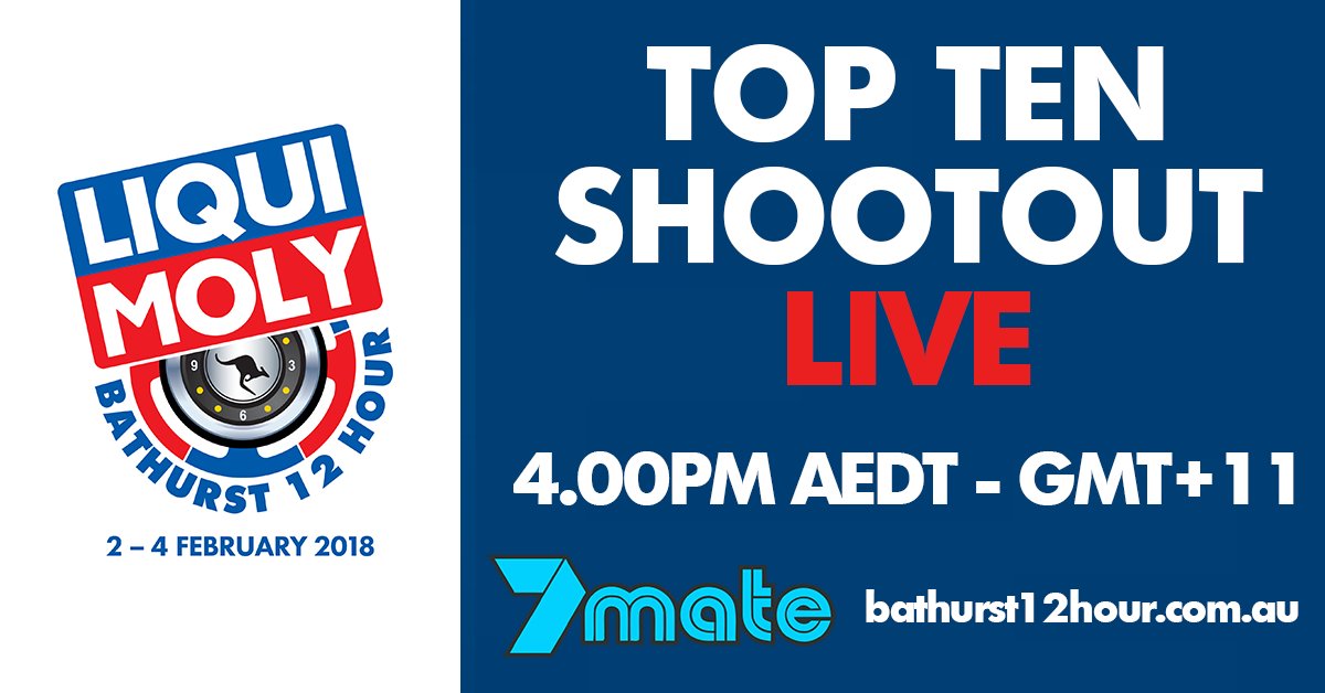 Bathurst12hour's tweet image. This will be a thriller. #B12HR