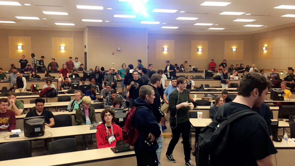 charmizelle's tweet photo. Iโm training baby TOโs at the ASU SSBM tourney! ๐ #TournamentOrganizers #ASUSSBM https://t.co/pXCvuGCVn8