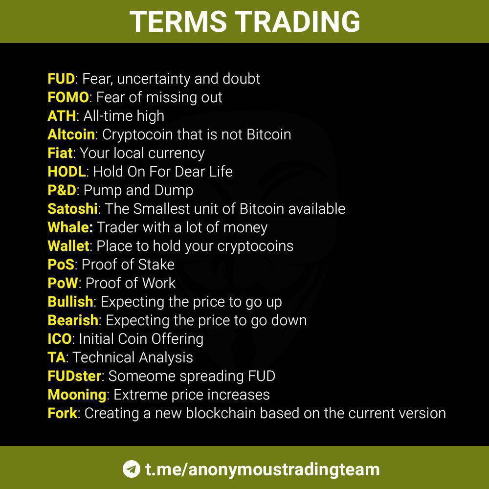 cryptopgx's tweet photo. Just a reminder if you have forgotten this terms
#pagarex 
#crypto https://t.co/8zN8w3H7cN