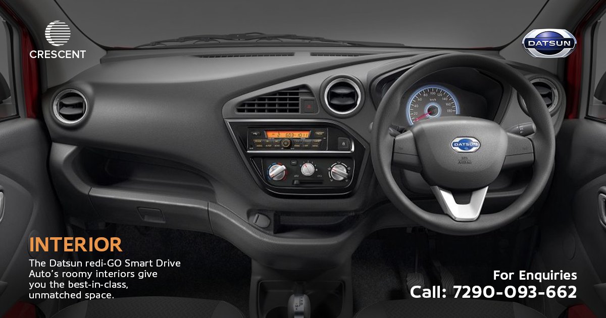 Crescent Nissan On Twitter The Datsun Redi Go Smart Drive