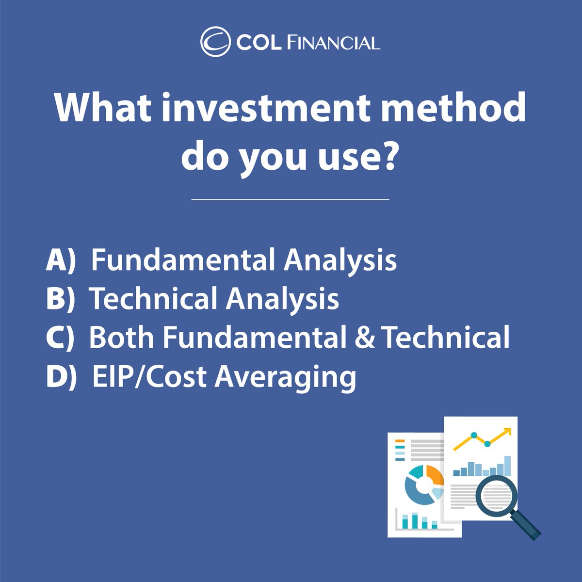 colfinancial's tweet photo. What's your investing style? :)

#COLAsks #COLFinancial https://t.co/nec9iP6bH2