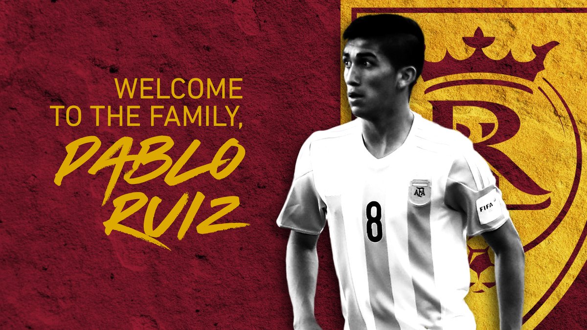 MLS's tweet photo. "He's a really talented central player and we're challenging the depth of the central part of our team this year."

@RealSaltLake sign 🇦🇷 midfielder Pablo Ruiz: https://t.co/arkHZvxyuH https://t.co/5JcrSHW3rC