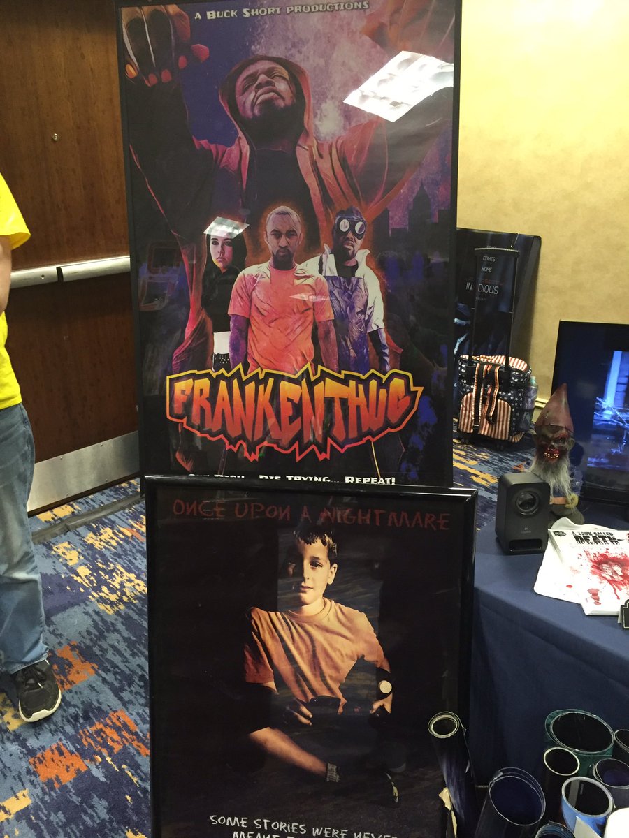 abuckshortprod's tweet photo. Come & see us @DaysOfTheDead13 in the vendor area, buy #FRANKENTHUG #Horror #HorrorMovies #supportindiefilm #indiehorror https://t.co/hKKMPwGbmi
