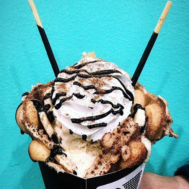 cookinginpjs's tweet photo. Churros waffle puff cones are what dreams are made of.... #cookinginpjs
.
.
.
.
.
.
.
.
#sf #sffoodie #sffood #eatersf #bestfoodsf #infatuationsf #bayareaeats #sfeats #bestfoodbayarea #foodcoma #huffposttaste #yahoofood #foodgawker #forkfeed #thefeedfee… https://t.co/JNUQTVCEQZ https://t.co/EMqgDzvFK5