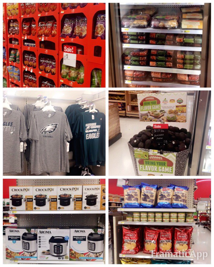Come to Target Bridesburg for all of your Super Bowl party supplies! #GOEAGLES <a href="/JennaWalkerTGT/">Jenna Walker</a>