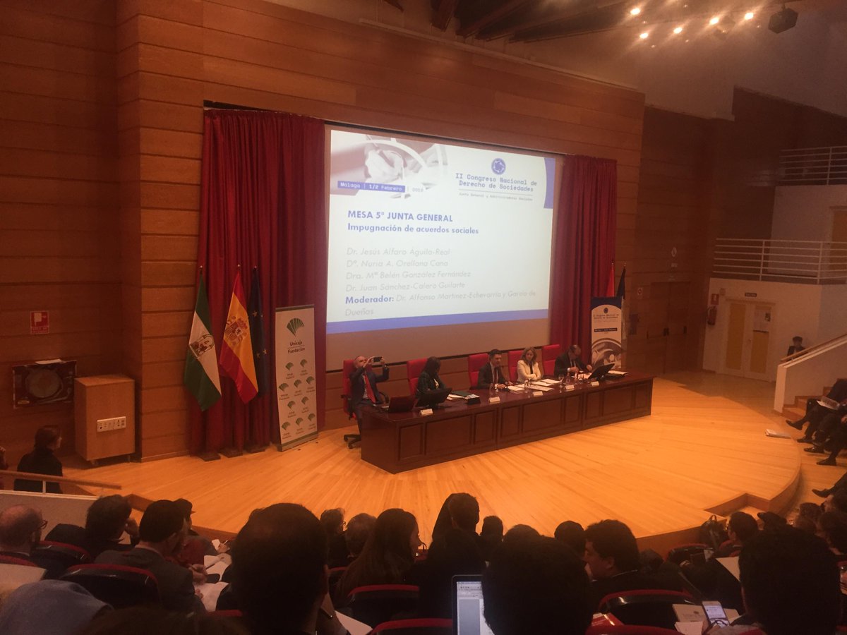 CDMF_CEU's tweet photo. Alfonso Martínez-Echevarría moderó ayer la mesa del #IICongresoNacionaldeDerechodeSociedades sobre "Impugnación de acuerdos sociales", en la que participó, entre otros ponentes, @jesusalfar #DerechoMercantil https://t.co/5imI15yZ0z