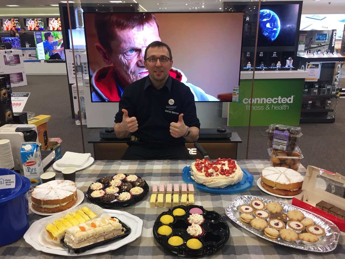 mlsloane's tweet photo. Fundraising is well on the way @harveynormanIE for the @PMVTrust We are looking to raise over €15,000 in our Airside store this February, please come in &amp; support. Thank @TescoIrl Holywell &amp; @SuperValuIRL in Boroimhe for donating some of these sweet treats for today #PMVT https://t.co/BVsOAfCD3W