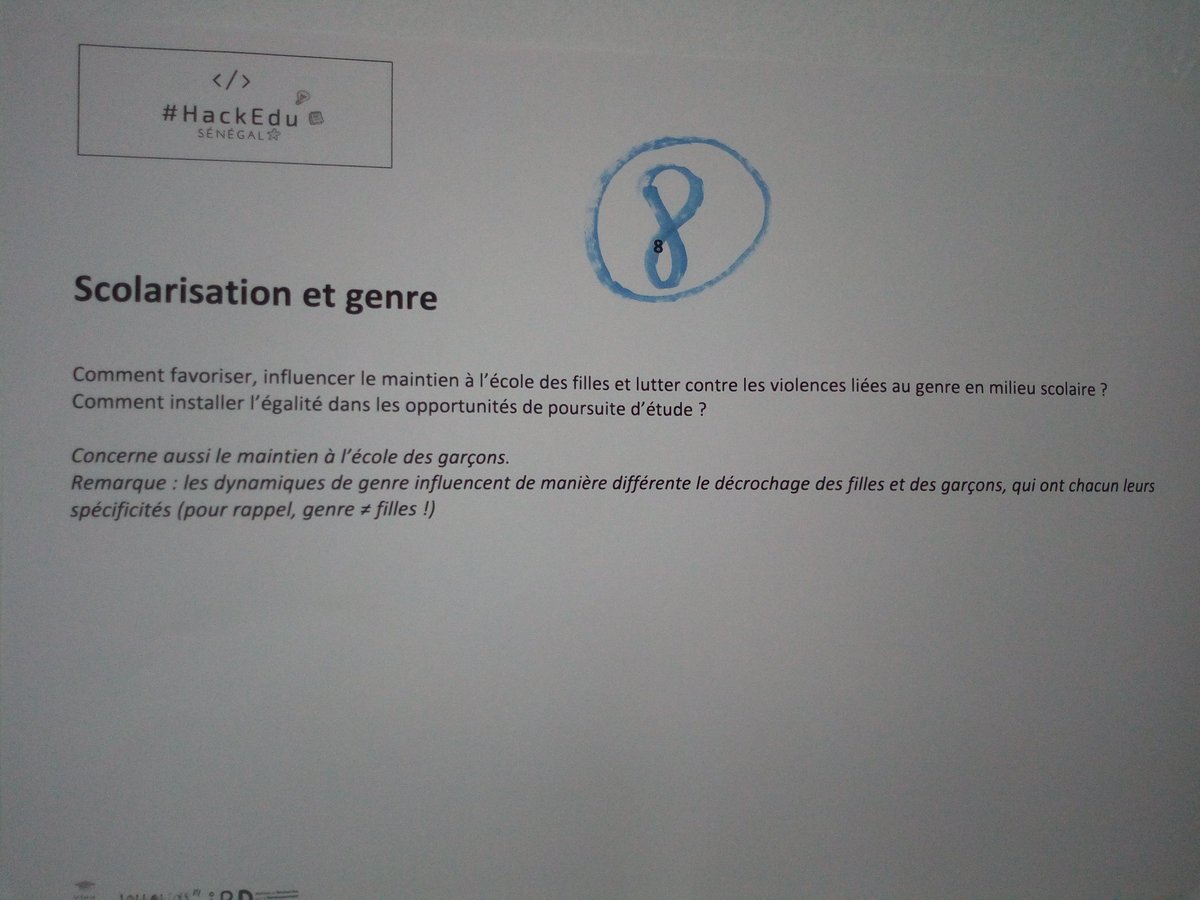 azoubig's tweet photo. Les quelques thématiques sur lesquelles les participants vont réfléchir pour repenser l'éducation du futur. 👊👊👊
- Imaginer un persona 
- Identifier la problématique 
- Proposer une solution 
#HackEdu 
#FundEducation 
#EducationsEnPartage
#FinancerLeducation
#kebetu https://t.co/kCwR6dJnml