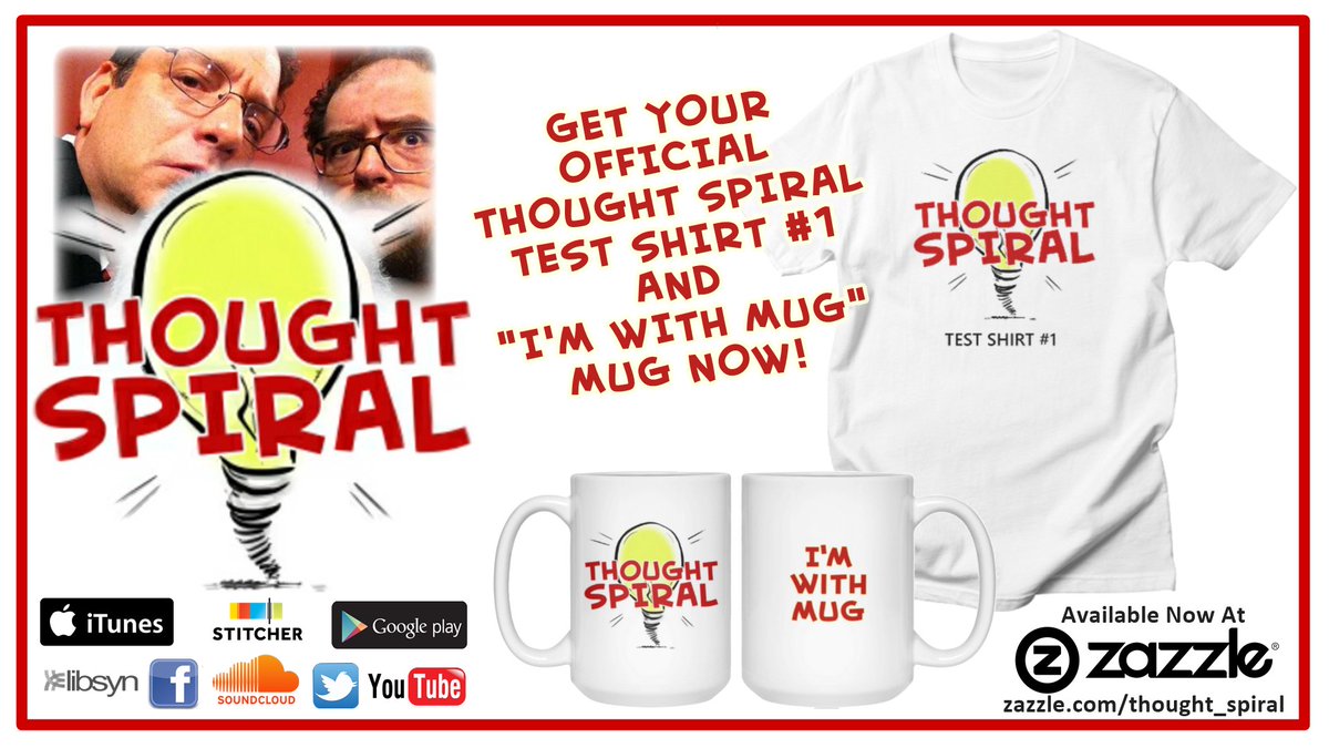 G_Whiz_Willibey's tweet photo. Friendly reminders :
@thought_spiral w/ @AndyKindler & @JElvisWeinstein is now offering MERCH here : https://t.co/TMskmnNf7e
And every episode is available FREE on @iTunes here : https://t.co/0RINRF3D5o
#YesAndy #TryPod https://t.co/7HzLuTexXx