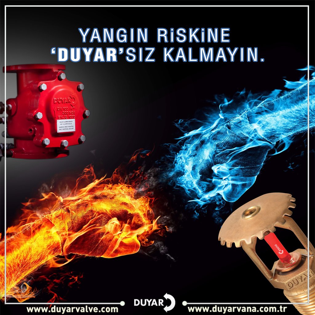 DuyarVana's tweet photo. Yangın Riskine "DUYAR"sız Kalmayın!
Do Not Be "Insensitive" to Fire Risk!
📌 https://t.co/FbChDTEgBp
📌 https://t.co/unYuRtlZEg
#fire #yangın #sprinkler #wetalarmvalve #sprinklers #duyarvana #valve #ıslakalarmvanası #yağmurlama #fireprotect #hvac https://t.co/ByoEB5RHYA