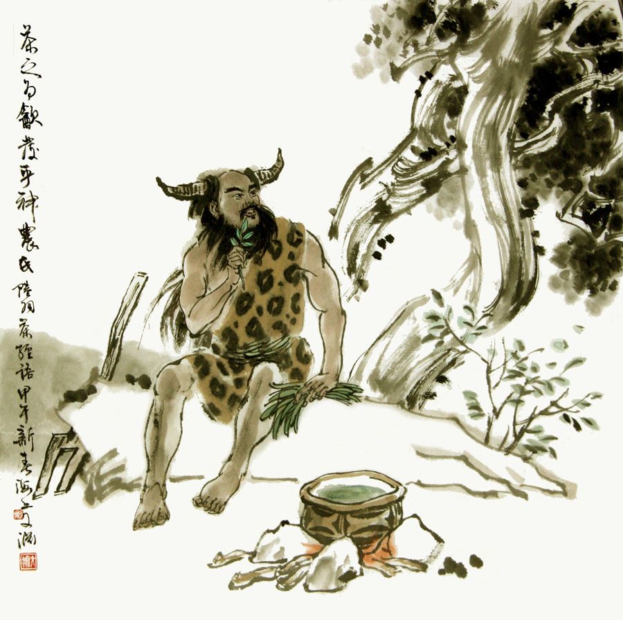 ThingsAboutTea's tweet photo. “cha” is the Name for #tea in many places. After Shennong discovered tea, in his first time drinking tea, He felt the soup flowing in the stomach, searching around as if cleaning up. So he named it chá, pronounced the same as another Chinese character “查” means searching #facts https://t.co/riMWVhoz6D