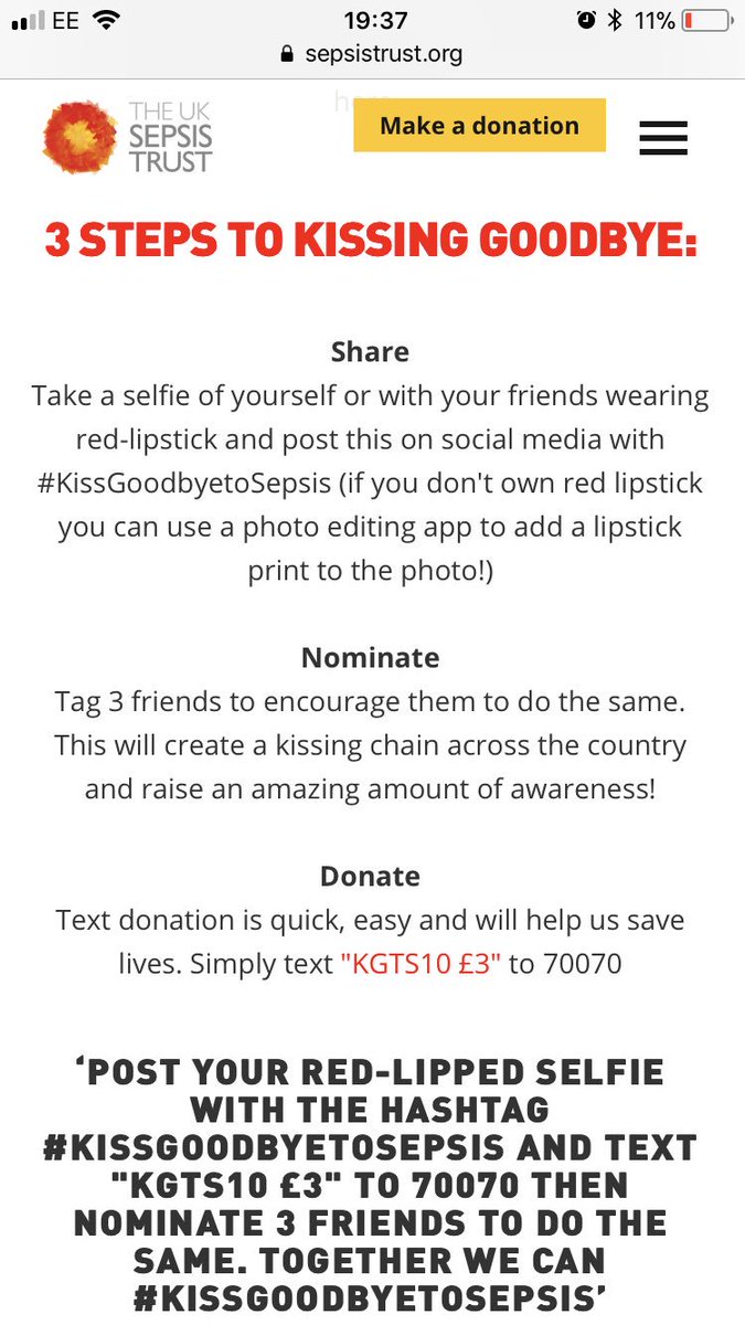 Nishikumar79's tweet photo. #KissGoodbyetoSepsis                           Let’s start a kissing chain ...@UKSepsisTrust https://t.co/R5iuHnDJTm