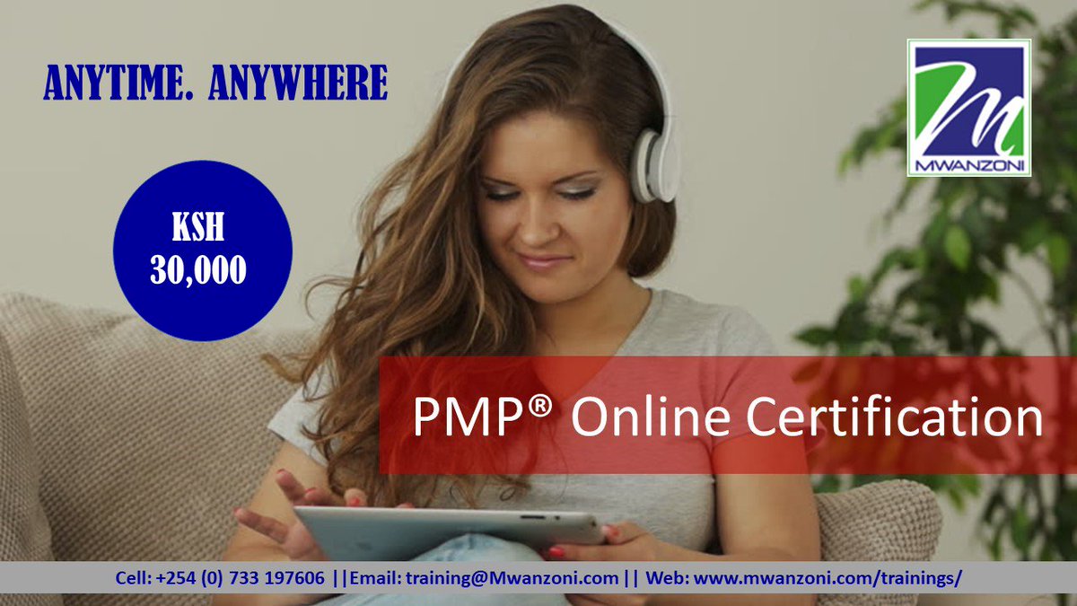 MwanzoniGroup's tweet photo. Do not miss the opportunity - Enroll Now for our #PMP online Training and enjoy our discounted rates. To register, contact us on: +254 (0) 733 197606 or training@mwanzoni.com https://t.co/S5leW9kqvY