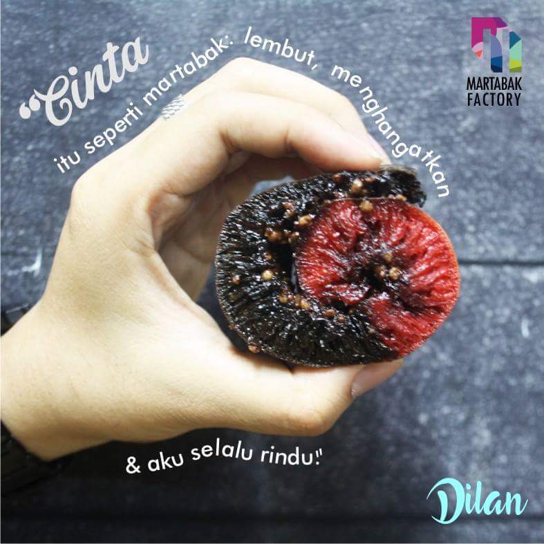 Cinta ala martabak... 

#dilan #milea #dilea #dilan1990
#MartabakFactory
#Mafa
#NongkrongAsyik

#martabak #taichan #martabakmanis #martabakmini #martabaktelor #martabaktelur #cafejakarta #jakartafood #jakartafoodies #jakartaculinary #jakartainfood