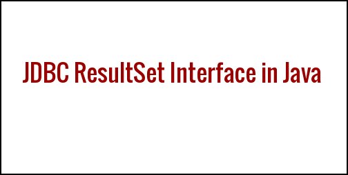 javatutorial95's tweet image. #Java #ResultSet #Interface in #JDBC with Example
javatutorial95.blogspot.in/2018/02/java-r…