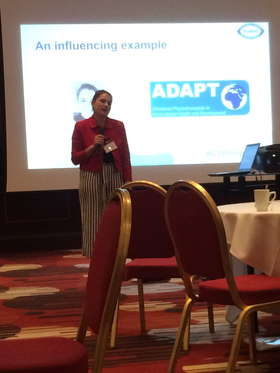 It’s great to listen to <a href="/physiojessie/">Jessie Robinson</a> our West-Midlands coordinator talking about her role as as student rep for ADAPT and top tips to influence as a student  #CSPempowers