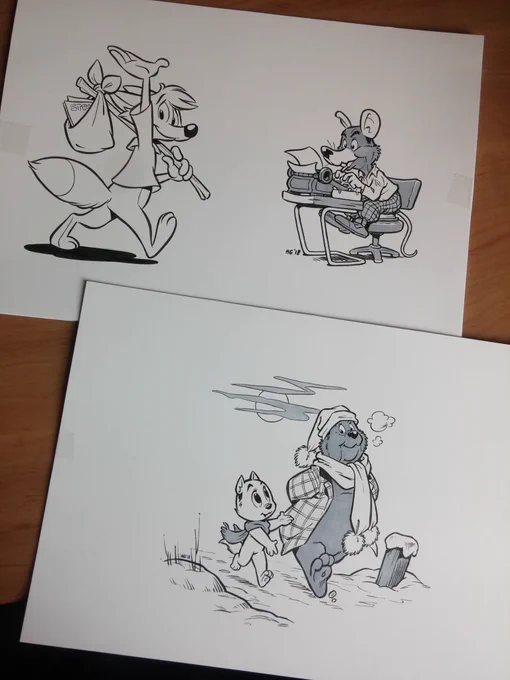 Some inked pictures from last night 