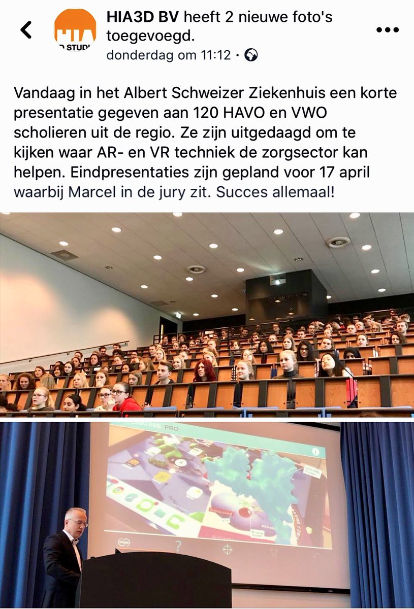 NikosDraekum's tweet photo. Wat een prachtige bedrijven hebben we toch in @DrechtstedenReg. Zoals @HIA3D dat kennis deelt en scholieren uitdaagt, afgelopen donderdag @asznl. https://t.co/joBvzov8Fx