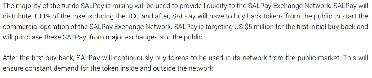 iTRADEMAPS's tweet photo. $SAL #SalPAY

-Token Burn
-20% tokens locked for 1 year after ICO
-45.6M Tokens in circulation (57M after lockup)
-Currently below ICO price of $0.40
-~$20M Market Cap
-#Qryptos exchange on Feb 5
-More exchanges ann for Feb
-Company using $5M to buyback SAL at MARKET PRICE! https://t.co/MtKZ3CUqyQ