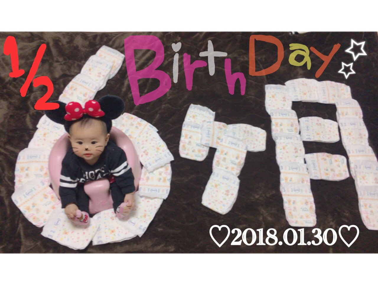 るる豚 オムツアート 6ヶ月 ミニーちゃん ハーフバースデー 17july Baby T Co Cgglj1o9g1 Twitter