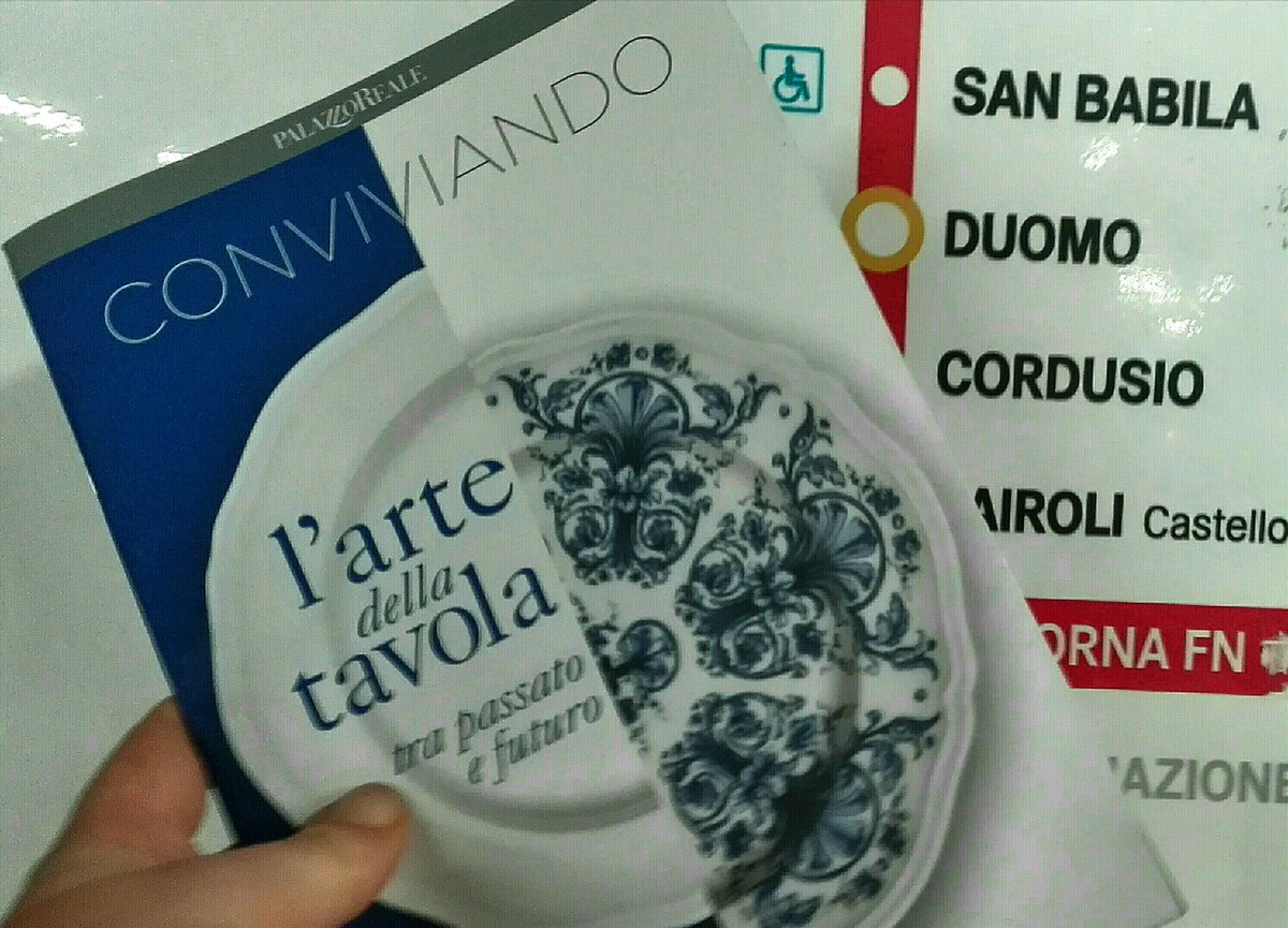 Incontrarsi a #Milano... in #Duomo e a tavola! 

A #PalazzoReale in mostra fino al #15febbraio l'arte del #Conviviando 

Ingresso gratuito

<a href="/ComuneMI/">Comune di Milano</a> <a href="/culturamilano/">Cultura a Milano</a> @homimilano <a href="/MCMaison_it/">MC Maison Italia</a>