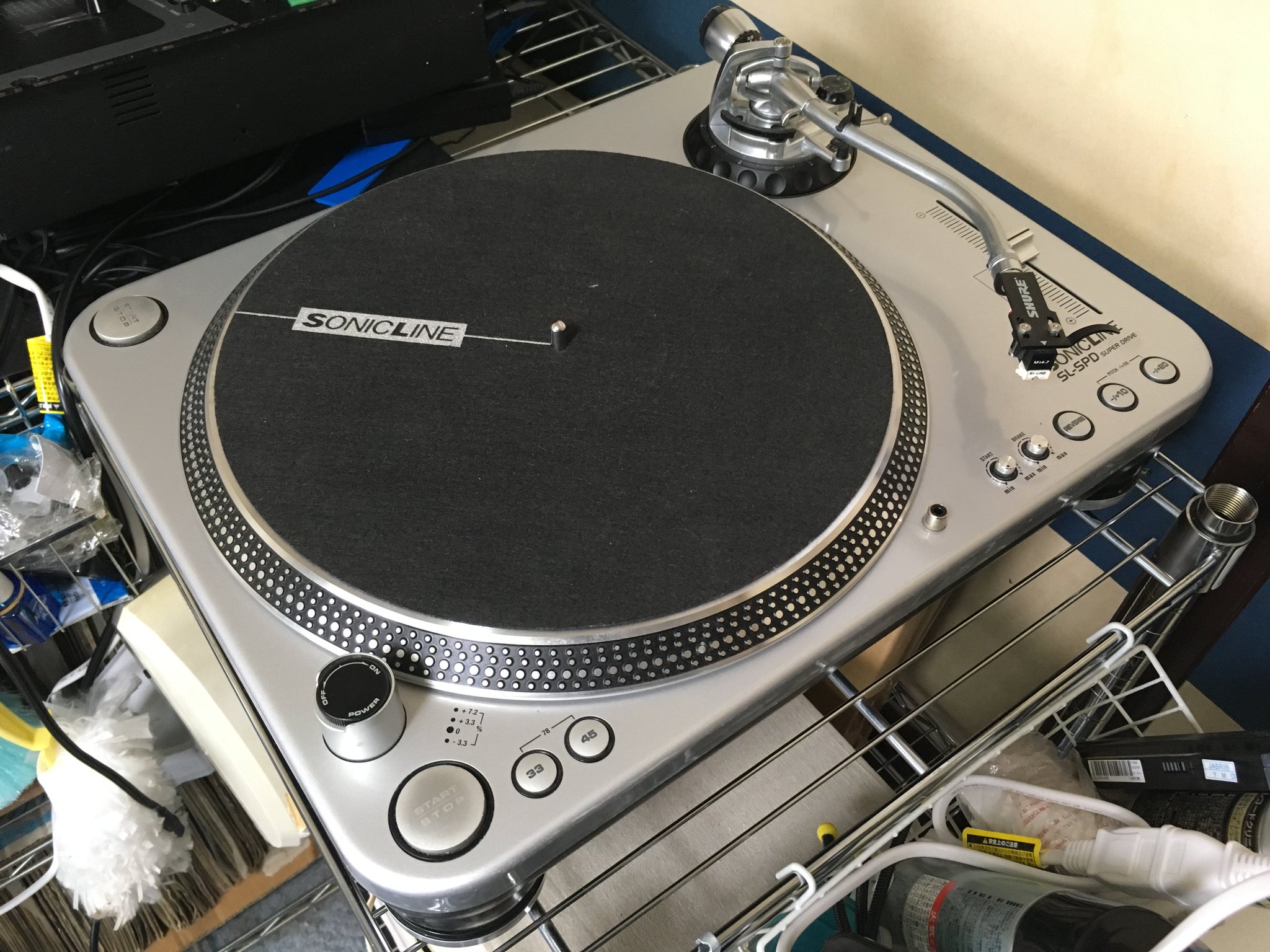 SONICLINE SUPER DRIVE ターンテーブル SL-SPD