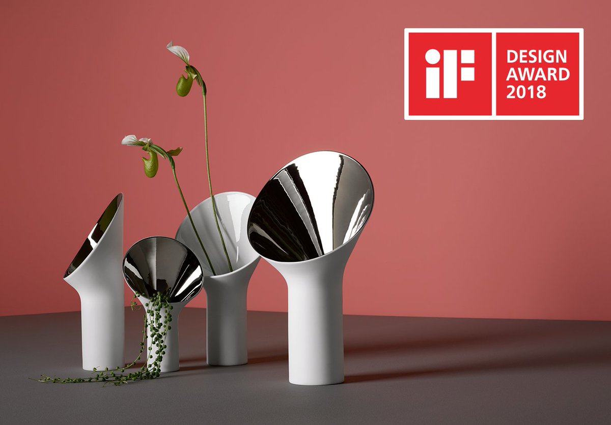 HOORAY! Zum 3. Mal wird unsere Vase Fondale by Office for Product Design preisgekrönt! Diesmal mit einem <a href="/iFDESIGNAWARD/">iF DESIGN</a>  2018!  🙌 
 
#ifdesignaward #thankful