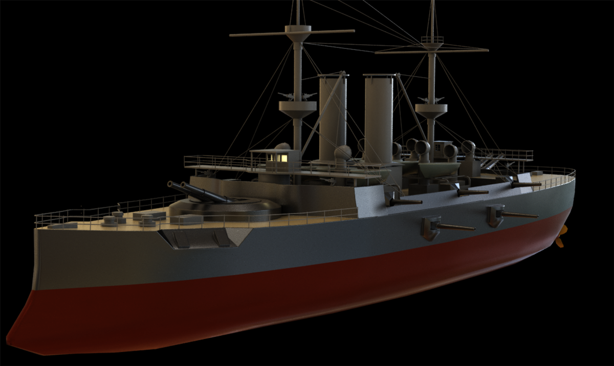 dddzzzru's tweet photo. Low poly Warship Hood 1891 for mobile game 17K #modeling #lowpoly #gamedesign #gamedev #gameartist #unity #MobileApp https://t.co/W3TwGvSGVY