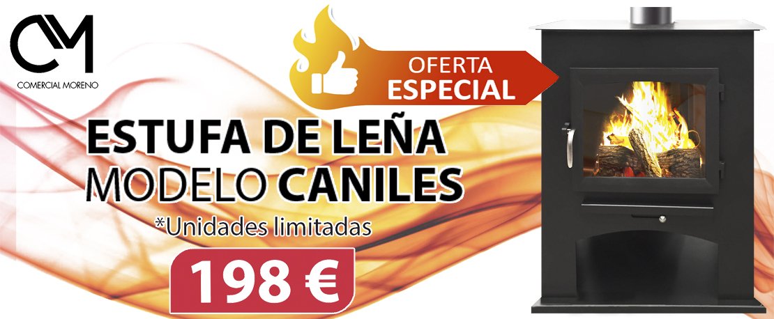 infomoreno's tweet photo. Aprovecha las mejores #OFERTAS en #estufas en #ComercialMoreno. Como esta estufa de unidades limitadas modelo CANILES. 🔥
Visita nuestra web y ojea un amplio catálogo: https://t.co/YzyFjJgY96 https://t.co/j4rDIcZQoK