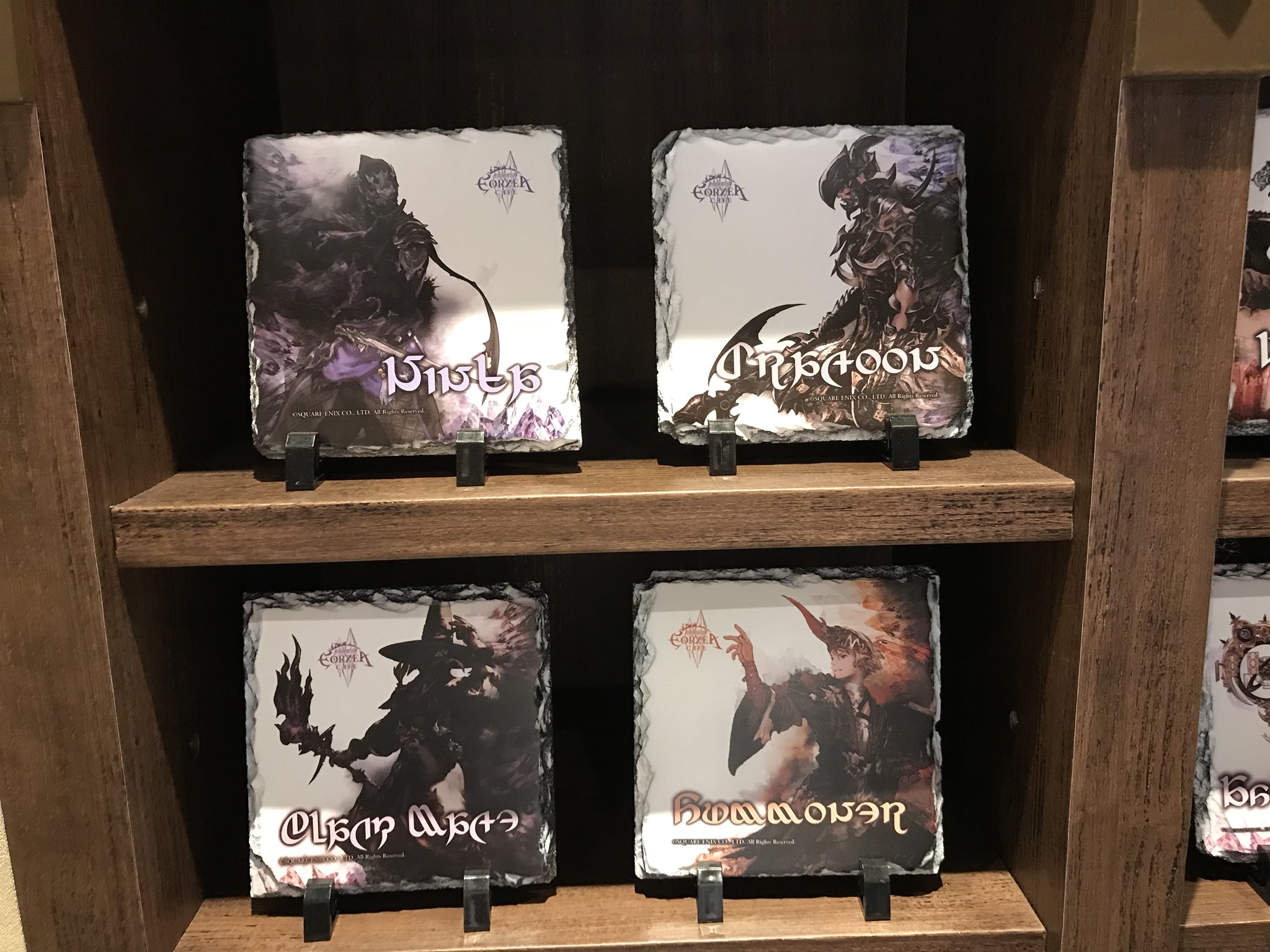 FF14エオルゼアカフェ特典ジョブ石版 暗黒騎士 着こ FF14エオルゼアカフェ特典ジョブ石版 暗黒騎士 着こ