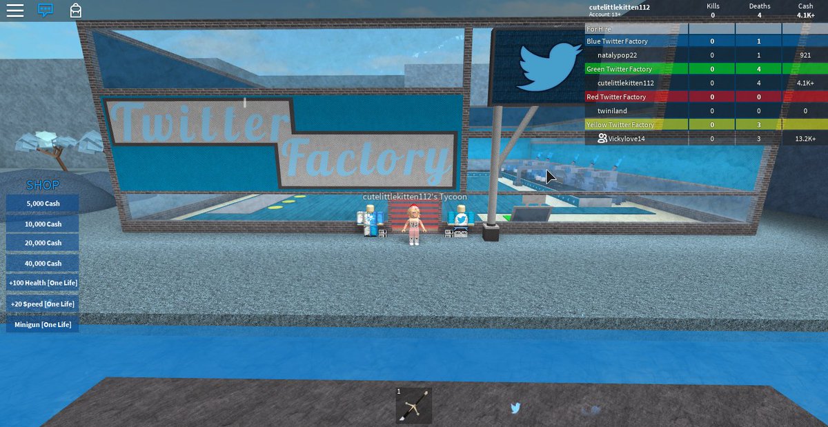 CuteeClaire's tweet photo. The Roblox Twitter Factory!!!! Its so Cooool!!😉 https://t.co/XosHST7HXH