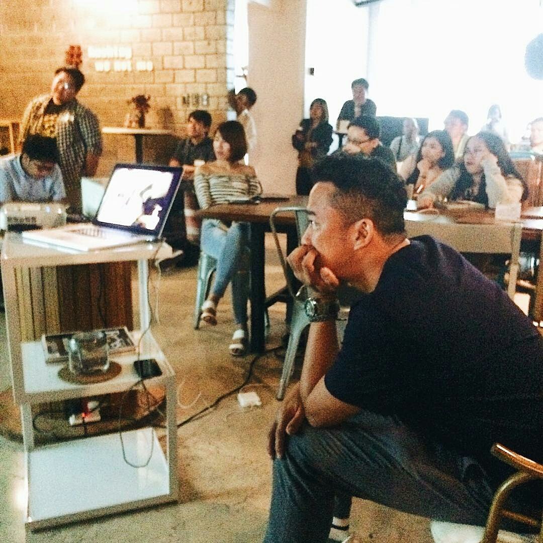 TOPsalcedo's tweet photo. “I’m not always inspired, but it is my professionalism that fuels me, knowing that they got me for this job.” @jasonmagbanua on how he plows through with his creative work. #MovedToMake - https://t.co/Q7R6LFhCqP
