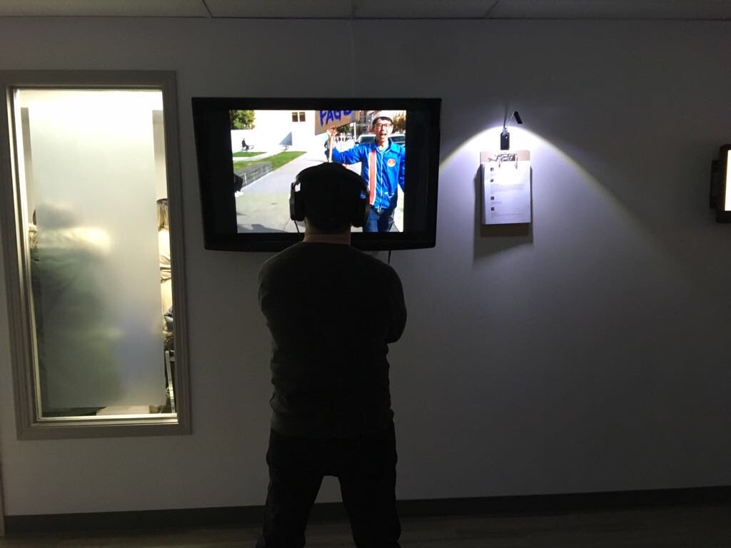 We opened The Channelers tonight at <a href="/EMMEDIA/">EMMEDIA</a> thank you all for coming and supporting us. It will be open till March #MediaArt #digitalart #netart