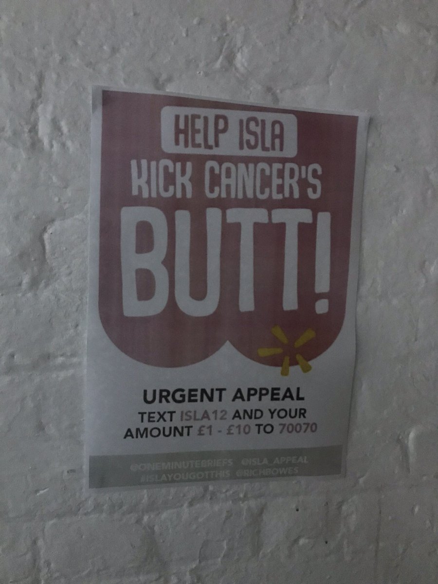 LydiaHanna's tweet photo. A fantastic night at the fundraising event for #islayougotthis .. spotted some @OneMinuteBriefs  on the walls too! So proud! Well done Katie and @Rbowesy https://t.co/PF8Q2MrLME