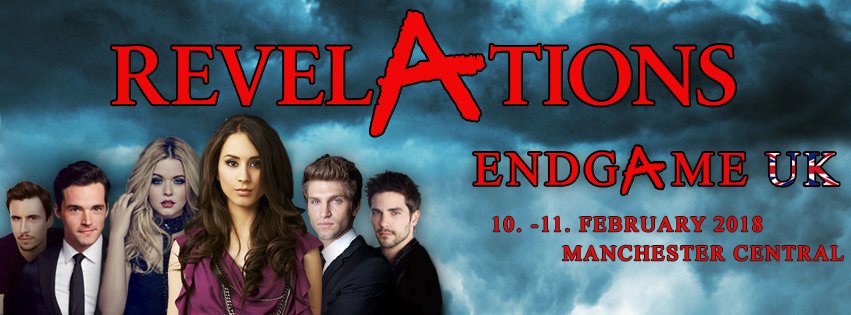 RevEndgameUK's tweet image. This time next week we are about to start the show and your favorite PLL Stars will go on stage and you will meet @huwjamescollins @brantdaugherty @KeeganAllen @IANMHARDING and @SashaaPieterse and @SleepintheGardn !! Dont have tickets yet? Shop closes Monday! #pllcon