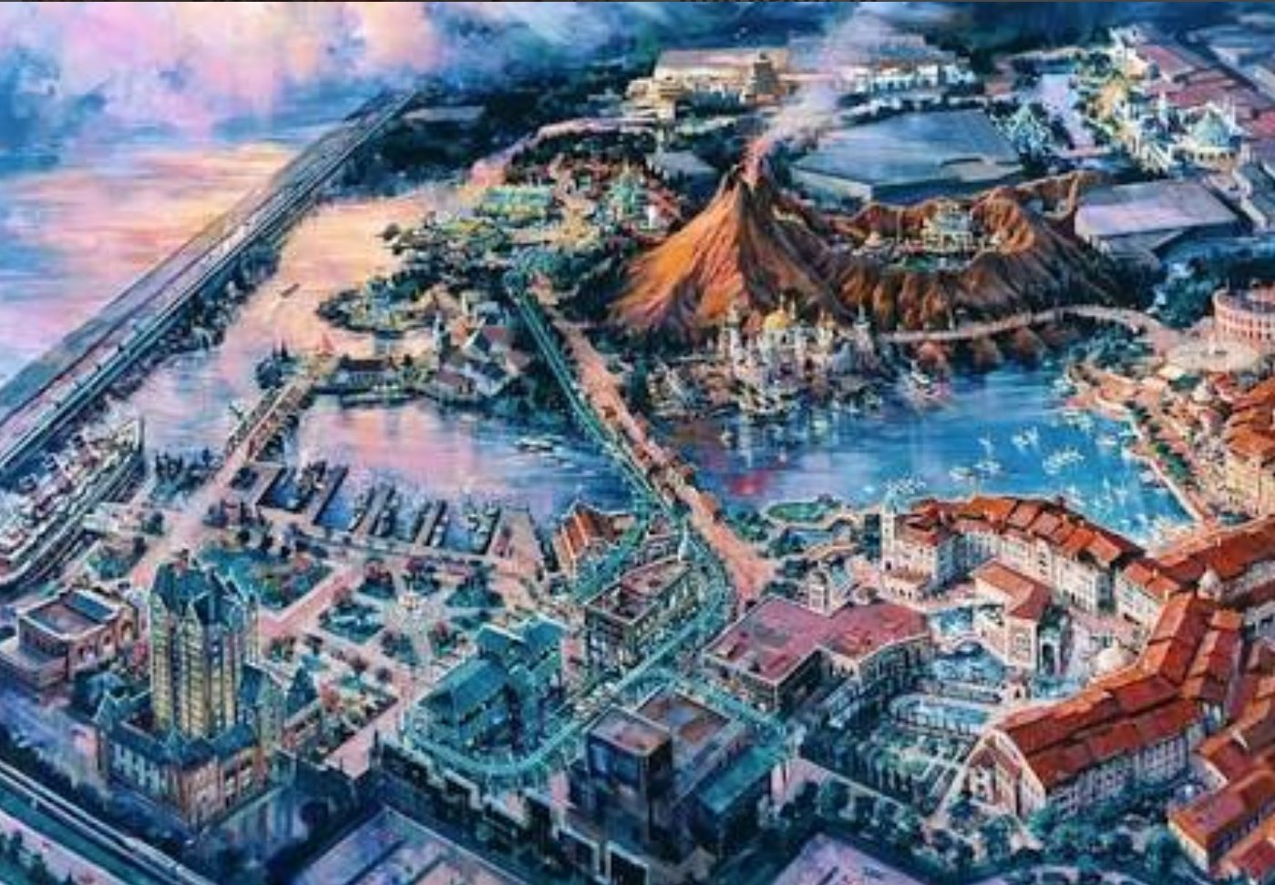 やまきょのdisneyworld Tren Twitter 7つの伝説の海をテーマに全てを1から開発し ディズニー とオリエンタルランドの共同作業で東京ディズニーシーという名の最高傑作を作り上げるためにいよいよ作業は終盤に差し掛かりました ここからはコンセプトアートと共に各