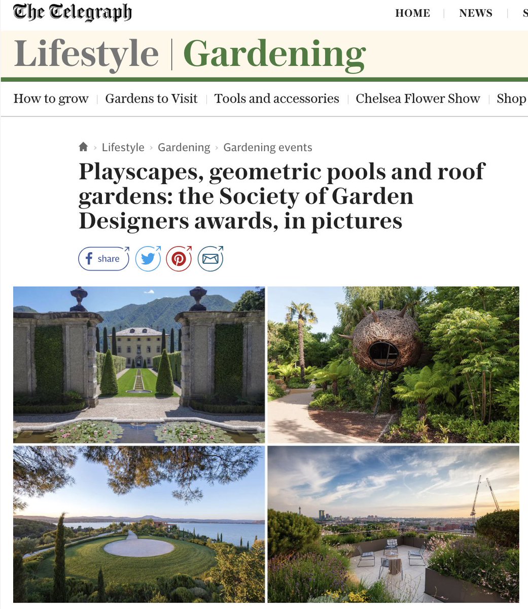 See details of all the winning gardens in the SGD Awards in <a href="/TeleGardening/">Telegraph Gardening</a> this morning bit.ly/2FGT6ZD #SGDAwards2017