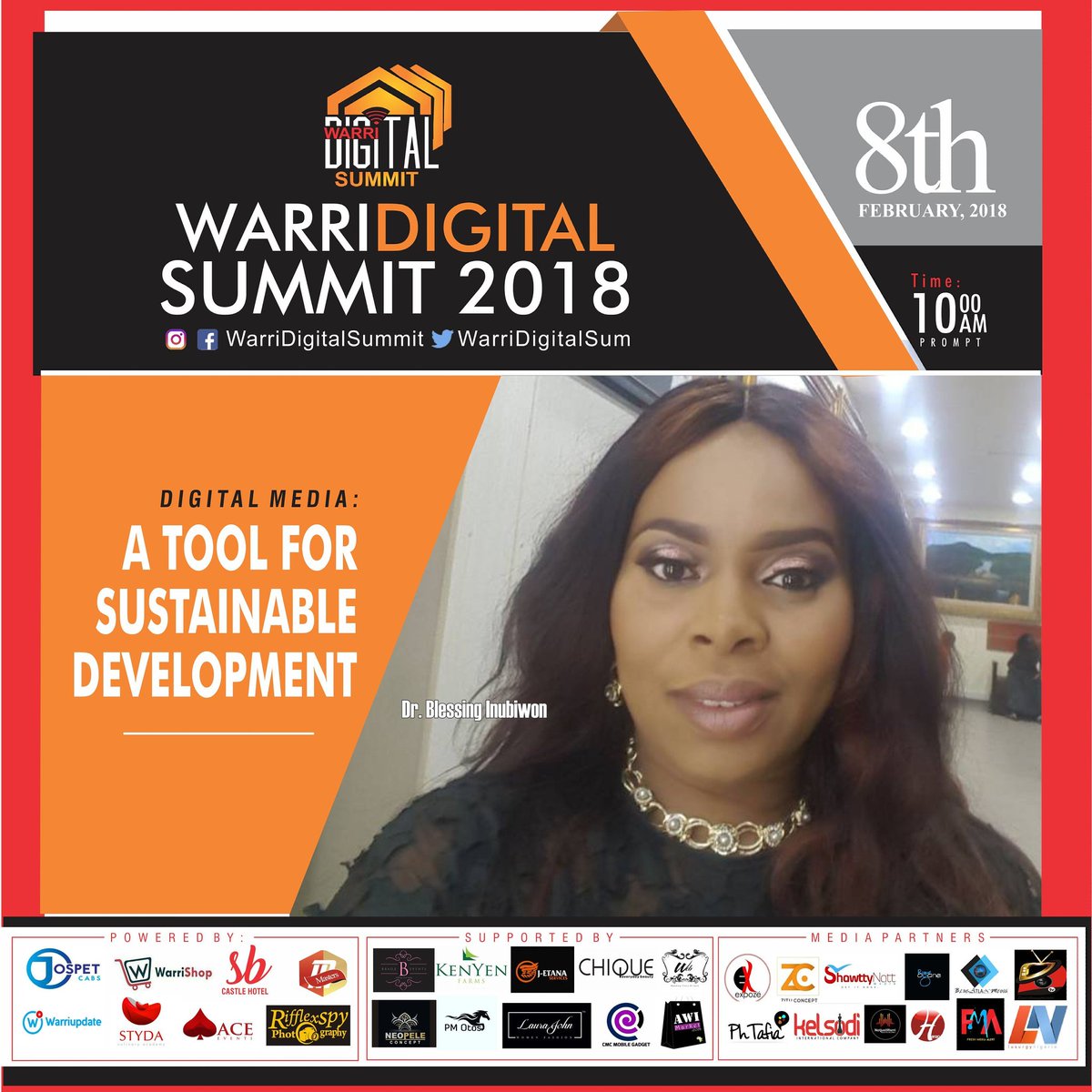 WarriUpdate's tweet photo. Other panelists are @segunmanuel @da_deedy @bsensen Doubra Emein
#WDS #WDS2018 #warridigitalsummit https://t.co/WeKutOLK7v